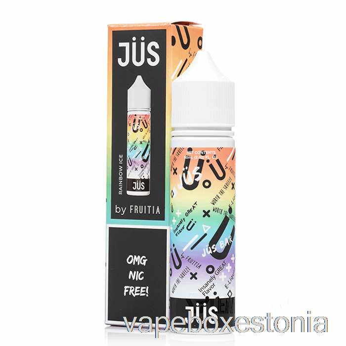 Vape Box Estonia Vikerkaarejää - Jus E-vedelik - 60ml 0mg